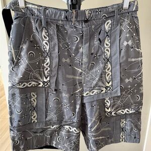 Sacai Beige Cargo Shorts